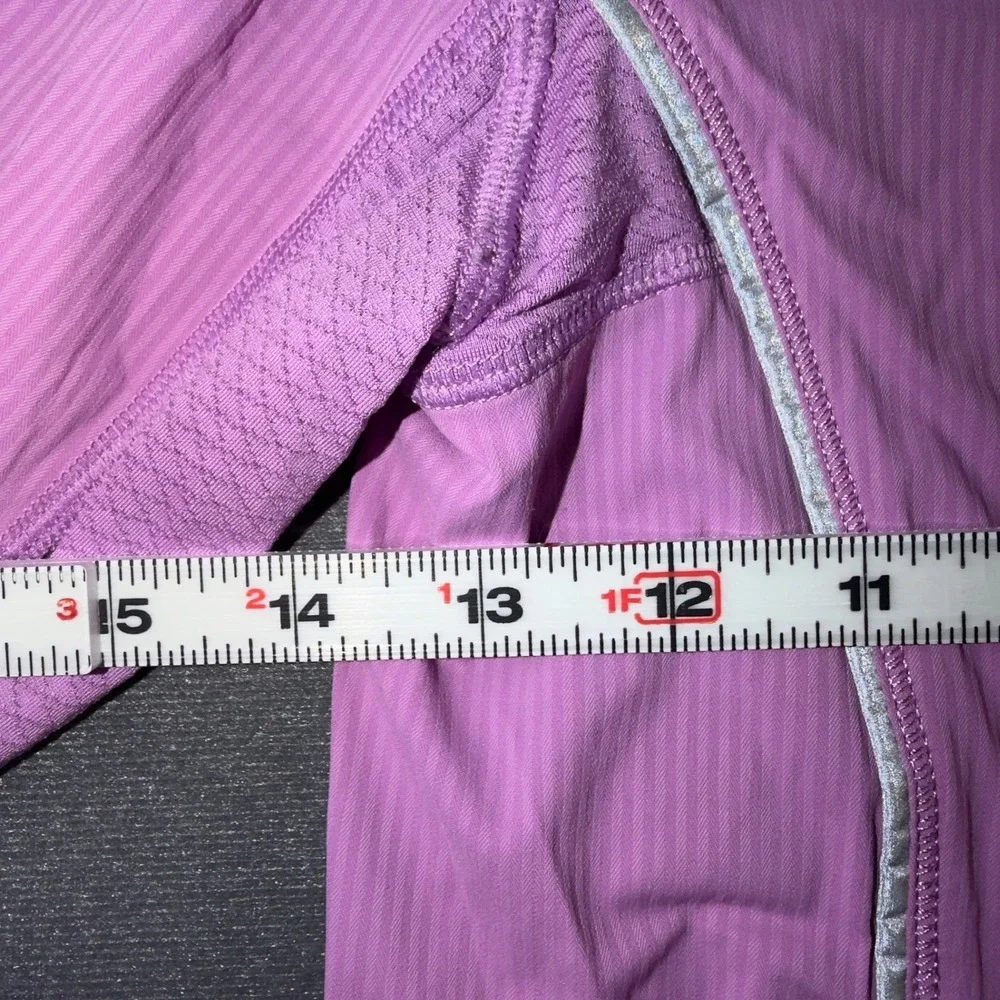 Ivivva Girls Purple Full Zip Athletic Jacket Hide a Hood Size 8